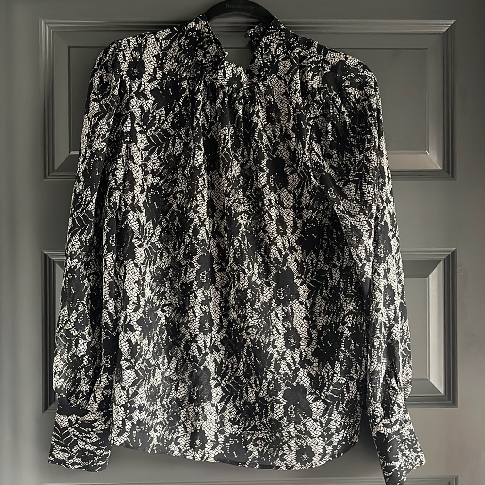 Target Black and grey blouse